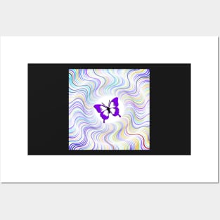 Butterfly Inspiration, Colorful Happy Inspirational Design Cute Vacation Beach Wear & Gifts Posters and Art